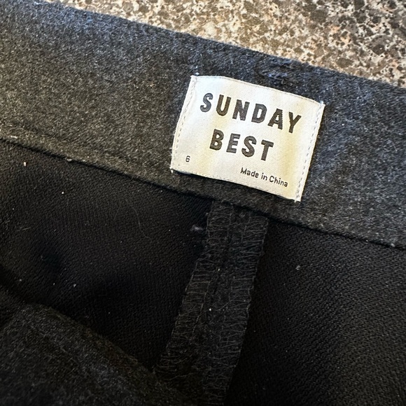 Sunday Best grey trousers size 6 aritzia - Picture 3 of 5